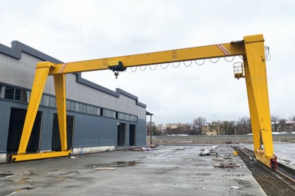 Grua pòrtic de polipast elèctric tipus caixa