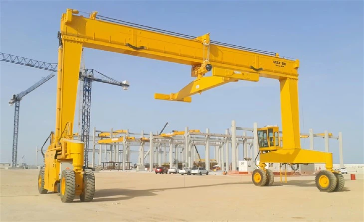 Single-Girder Electric Rubber-Tired Gantry Crane